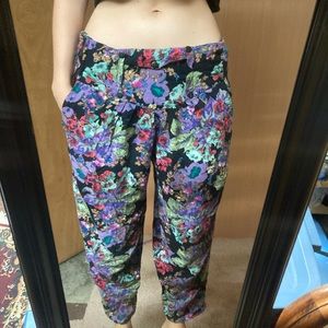 Vintage Floral Harem Pants